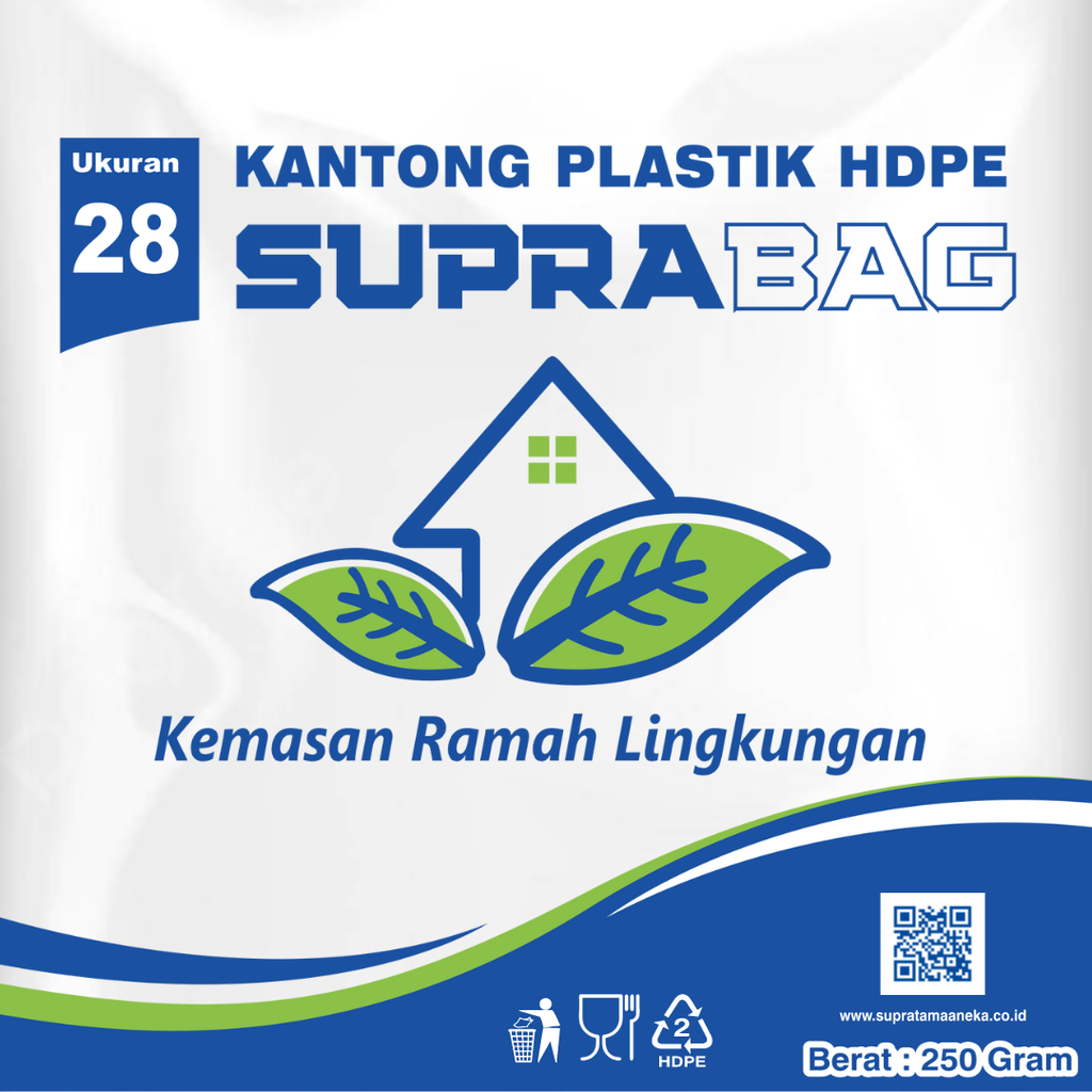 KANTONG PLASTIK HD TRANSPARAN 0.03 X 40/28 X 50